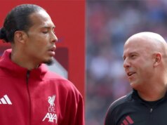 Tréner Liverpoolu Arne Slot má posledné slovo o ukončení Virgila van Dijka a Wayna Rooneyho Virgil van Dijk sa rozpráva s Arne Slotom