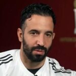 Ruben Amorim hovorí počas rozhovoru