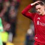 Florian Wirtz počas zápasu Liverpoolu