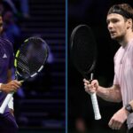 Felix Auger-Aliassime na Paris Masters 2025. (Foto: Getty)