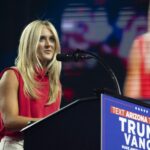 Riley Gaines počas 10X Ladies Conference v Aventure na Floride. (Foto od Getty Images)