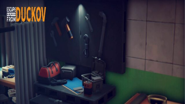 Útek z Duckova Tajomný kľúč od dverí Úloha Tajomný kľúč od dverí (obrázok cez Team Soda)