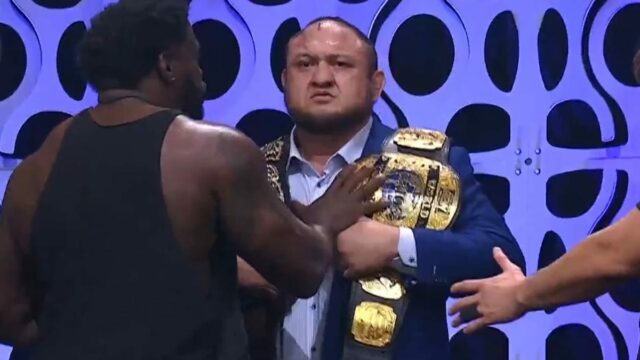 V AEW náhle vypukne obrovský boj; Samoa Joe zapojený
