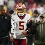 Veliteľ Dan Quinn hovorí, že opustil Jaydena Danielsa príliš dlho