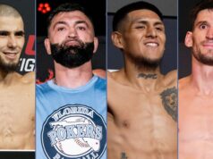 Veteráni UFC súťažiaci v MMA a boxerskej akcii 6.-9. novembra Veteráni UFC súťažiaci v MMA a boxerskej akcii 6.-9. novembra