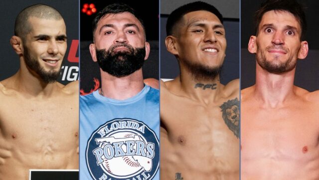 Veteráni UFC súťažiaci v MMA a boxerskej akcii 6.-9. novembra Veteráni UFC súťažiaci v MMA a boxerskej akcii 6.-9. novembra