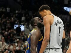 Victor Wembanyama, Draymond Green si vymenili slová po tom, čo vylepili namočenie Victor Wembanyama, Draymond Green si vymenili slová po tom, čo vylepili namočenie