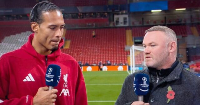 Virgil van Dijk a Wayne Rooney v nepríjemnom televíznom rozhovore naživo po spore v Liverpoole | Futbal | Šport
