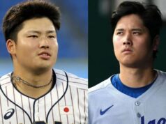 „Vitajte v LA, pozrite si Shohei Ohtani, kde nájdete pokyny do kasína“ logo pochodového šialenstva