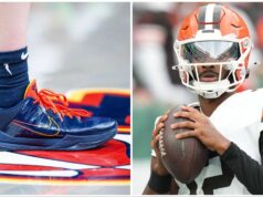 Vplyv Caitlin Clarkovej rastie, keďže Shedeur Sanders športuje so svojimi PE Caitlin Clark vzdala v minulej sezóne jemnú poctu Shedeurovi Sandersovi. (Foto: IMAGN)