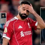 Mohamed Salah z Liverpoolu vyzerá skľúčene