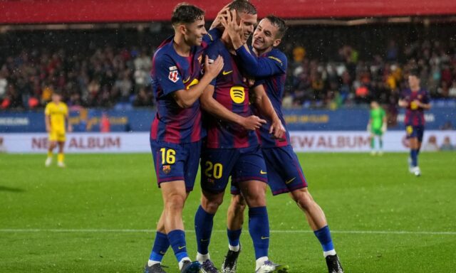 Dani Olmo a Pedri z Barcelony