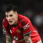 Benjamin Sesko počas zápasu Manchestru United