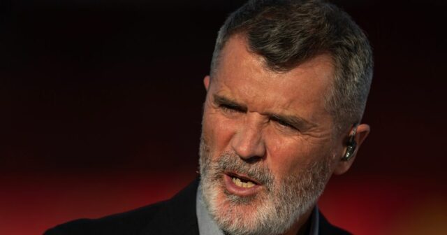 Pundit a bývalý hráč Roy Keane pracujúci pre ITV Sport pred medzinárodným priateľským zápasom medzi Anglickom a Senegalom na City Ground