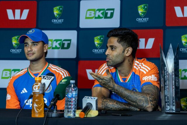 2 indickí hráči, ktorí flopli a 1, ktorý hral v Kriket: Austrália v. India – 5. ročník T20I – Zdroj: Getty