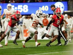 5 najlepších miest na pristátie pre Texas Longhorns RB ft. LSU a ďalšie logo pochodového šialenstva