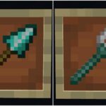 Oštep a trojzubec vyzerajú úplne inak (Obrázok cez Sportskeeda Gaming || Mojang Studios)