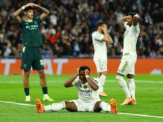 Ako zápas Manchestru City spečatil sladkú odvetu Ligy majstrov Realu Madrid Rodrygo sa pod Alonsom trápil, no spočiatku sa zdalo, že svojmu manažérovi zachránil kožu prvým gólom v sezóne (Getty Images)