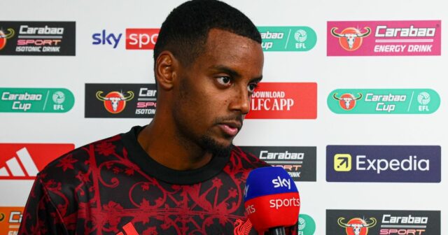 Alexander Isak z Liverpoolu