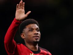 Amad sa rozlúči s Man Utd, keď Ruben Amorim poruší sľub v chaose na Old Trafford Amad z Manchestru United oslavuje strelenie prvého gólu svojho tímu počas zápasu Premier League proti Bournemouthu