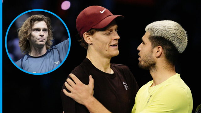 Andrey Rublev odhaľuje veľký faktor, ktorý dáva Jannikovi Sinnerovi a Carlosovi Alcarazovi výhodu
