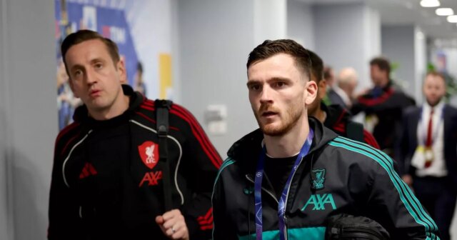 Andy Robertson odhaľuje pocity v šatni Liverpoolu na Mo Salahovi Andrew Robertson z Liverpoolu