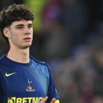 Stredopoliar Tottenhamu Archie Gray