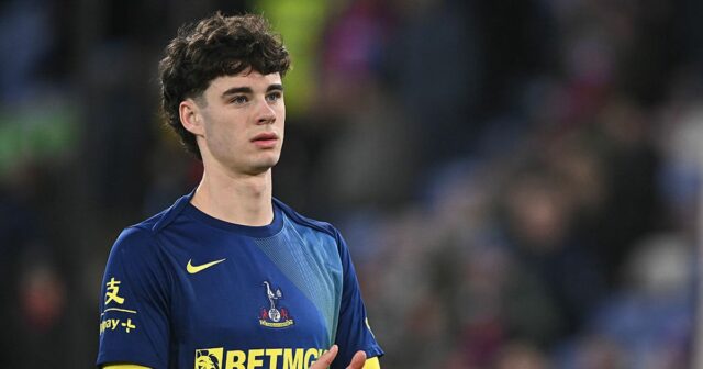 Stredopoliar Tottenhamu Archie Gray