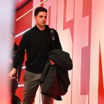 Tréner Arsenalu Mikel Arteta.