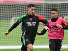 Arsenal predpovedal XI vs Wolves, keď sa William Saliba vráti, rozhodol sa Gabriel Jesus William Saliba a Gabriel Jesus chcú tento víkend nastúpiť proti Wolves za Arsenal