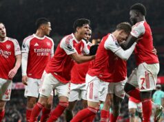 Arsenal sa zotavil z neskorého úderu Wolves a spečatil víťazstvo v thrilleri z posledného dychu – 5 bodov na rozprávanie Arsenal oslavuje svojho posledného víťaza