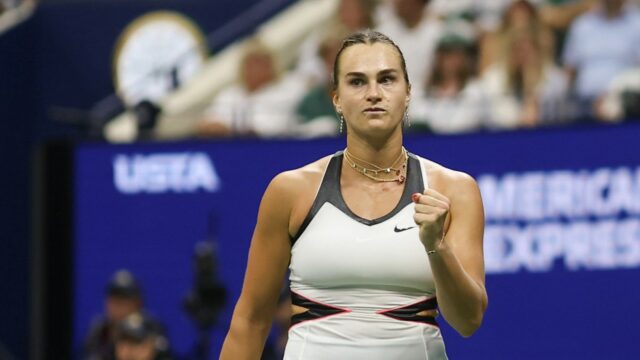 Aryna Sabalenka je proti súťažiacim transšportovcov proti biologickým ženám
