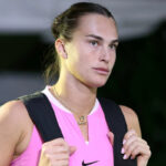 Al Bello/Getty Aryna Sabalenka v prvý deň US Open 2025.