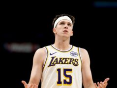 Austin Reaves z Lakers pre zranenie lýtka minimálne na mesiac Austin Reaves z Lakers pre zranenie lýtka minimálne na mesiac