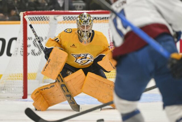 NHL: Colorado Avalanche v Nashville Predators