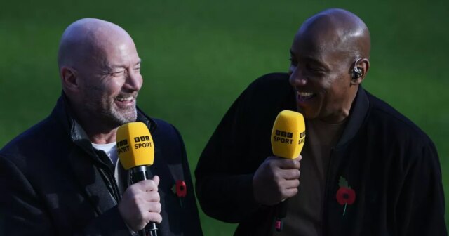 BBC chce „pracovať z domu“ na prvých 96 zápasov majstrovstiev Alan Shearer a Dion Dublin