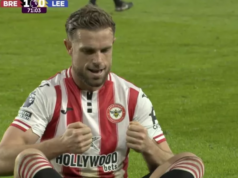 BREAKING: Jordan Henderson venoval gól Brentfordu Diogovi Jotovi na oslavu proti Leedsu BREAKING: Jordan Henderson venoval gól Brentfordu Diogovi Jotovi na oslavu proti Leedsu