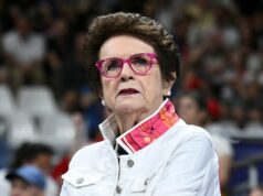 Billie Jean King hovorí, že najnovšia „Bitka pohlaví“ nie je „to isté“ ako slávne víťazstvo z roku 1973 Najnovšie vydanie „Battle of the Sexes“ bude súťažiť Aryna Sabalenka a Nick Kyrgios (Getty Images)