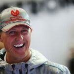 Michael Schumacher počas Veľkej ceny FIA 2002 na Indianapolis Motor Speedway. Zdroj: Getty