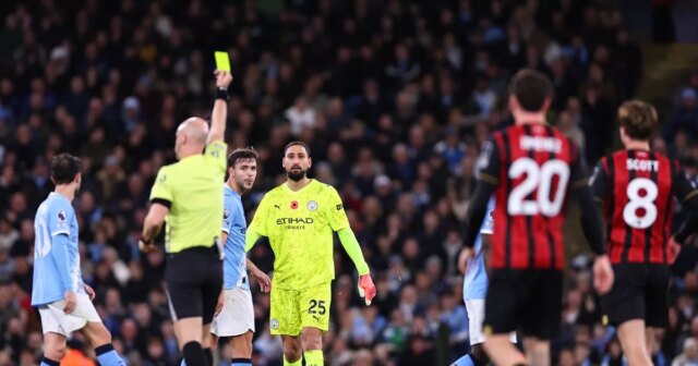 Gianluigi Donnarumma dostal počas svojho krátkeho pôsobenia v Anglicku už štyri žlté karty