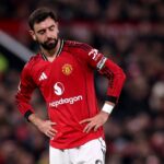 Bruno Fernandes počas zápasu Premier League medzi Manchestrom United a Bournemouthom
