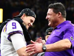 Budúce poznámky Joea Burrowa v NFL zanechali jeho trénera LSU v šoku Budúce poznámky Joea Burrowa v NFL zanechali jeho trénera LSU v šoku