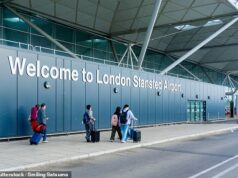 Bývalý futbalista z Anglicka a Premier League „je zatknutý na letisku pre podozrenie z pokusu o znásilnenie“ Bývalého futbalistu Anglicka a Premier League zatkli na letisku Stansted (na snímke) pre podozrenie z pokusu o znásilnenie