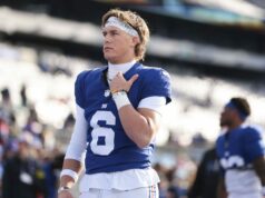 Bývalý spoluhráč Toma Bradyho nemieni hovoriť o Jaxsonovi Dartovi uprostred regresie Giants QB logo pochodového šialenstva