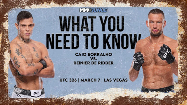 Caio Borralho vs. Reinier de Ridder na UFC 326: Čo Caio Borralho