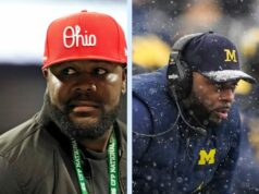 Cardale Jones nazval zatknutie Sherrone Mooreovej „neúspech roka“ po tom, čo Michigan prepustil hlavného trénera pre údajný vzťah so zamestnancom logo pochodového šialenstva