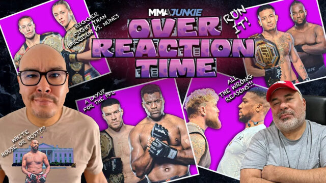 Čas nadmernej reakcie: UFC mušia váha, Jake vs. Joshua, viac! Download app from appStore