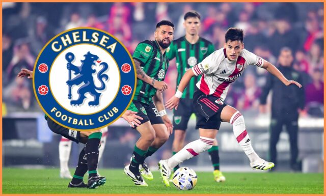 Chelsea je favoritom prestupu Iana Subiabreho Ian Subiabre v akcii za River Plate