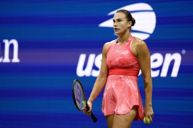 Aryna Sabalenka na Battle of the Sexes 2025. (Foto: Getty)