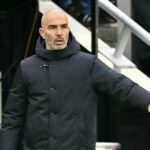 Enzo Maresca počas remízy Chelsea 2:2 proti Newcastlu United